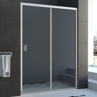 Душевая дверь в нишу Veconi Vianno VN-46 130 см,  профиль хром