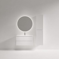 Тумба для ванной подвесная Snob R 890х390х500, Bianco, SNR90/39W