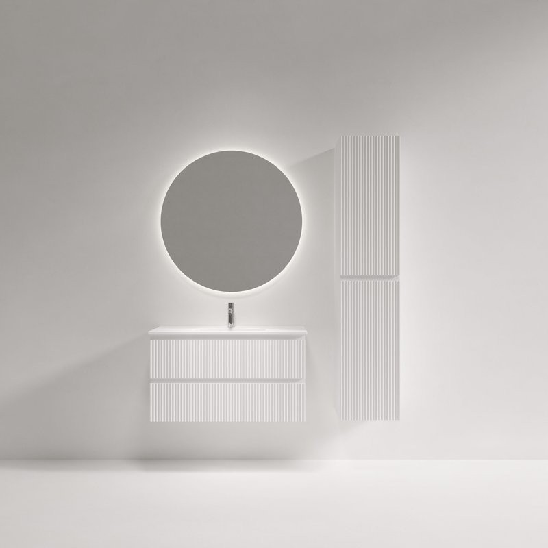 Тумба для ванной подвесная Snob R 890х390х500, Bianco, SNR90/39W