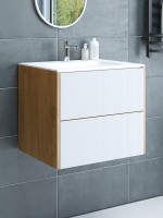 Тумба с раковиной Sanflor Диана 65 белая Тумба с раковиной Sanflor Диана 65 белая