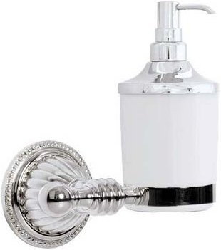 Набор Дозатор Boheme Hermitage Chrome + Стакан + Полотенцедержатель + Ершик + Держатель