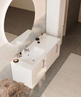 Мебель для ванной комнаты Sanvit Рольф 120 белая, L