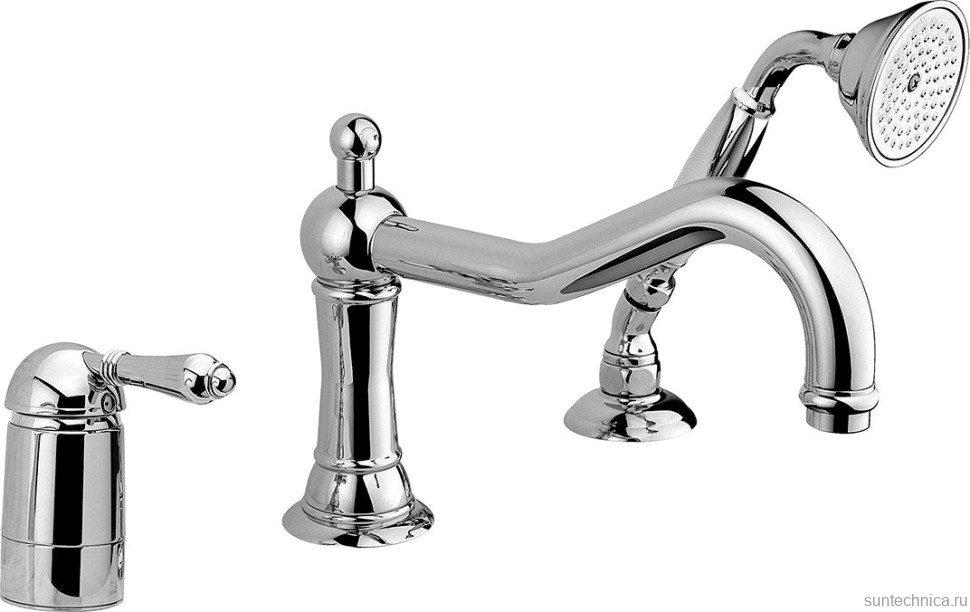 Смеситель на борт ванны Nicolazzi Classica lusso 3449CR75 хром