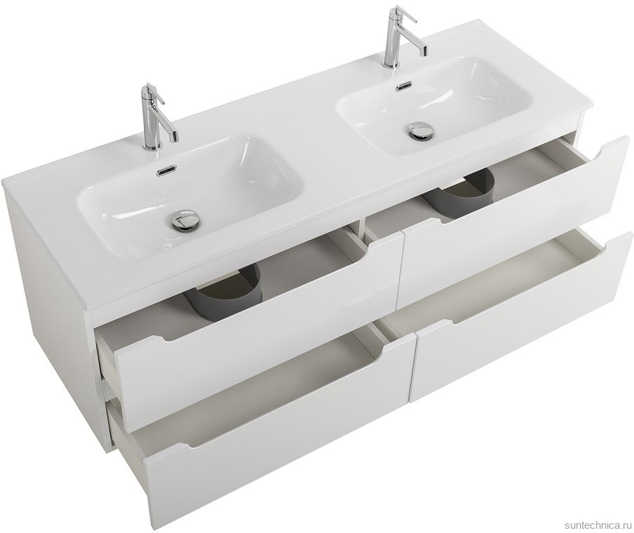 Тумба под раковину BelBagno Etna 120 для двоих, bianco lucido