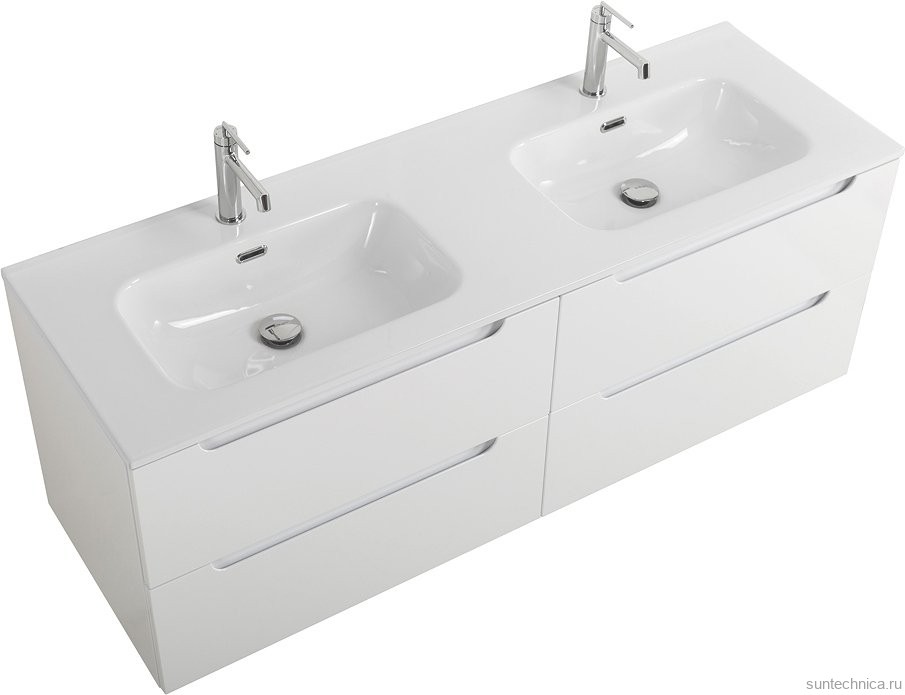 Тумба под раковину BelBagno Etna 120 для двоих, bianco lucido