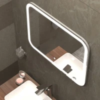 Зеркало MIXLINE "Стив Нео-S" 800*600 (ШВ) сенсорный выкл, светодиодная бегущая подсветка Зеркало MIXLINE "Стив Нео-S" 800*600 (ШВ) сенсорный выкл, светодиодная бегущая подсветка