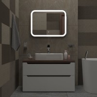 Зеркало MIXLINE "Стив Нео-S" 800*600 (ШВ) сенсорный выкл, светодиодная бегущая подсветка