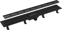 Душевой трап (лоток) AlcaPlast APZ19 APZ19BLACK-650 с решеткой и опорами