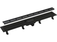 Душевой трап (лоток) AlcaPlast APZ19 APZ19BLACK-650 с решеткой и опорами Душевой трап (лоток) AlcaPlast APZ19 APZ19BLACK-650 с решеткой и опорами