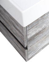 Мебель для ванной комнаты Cezares Molveno 46 120 legno grigio, с раковиной Cezares CZR-MIL-120-2-LVB