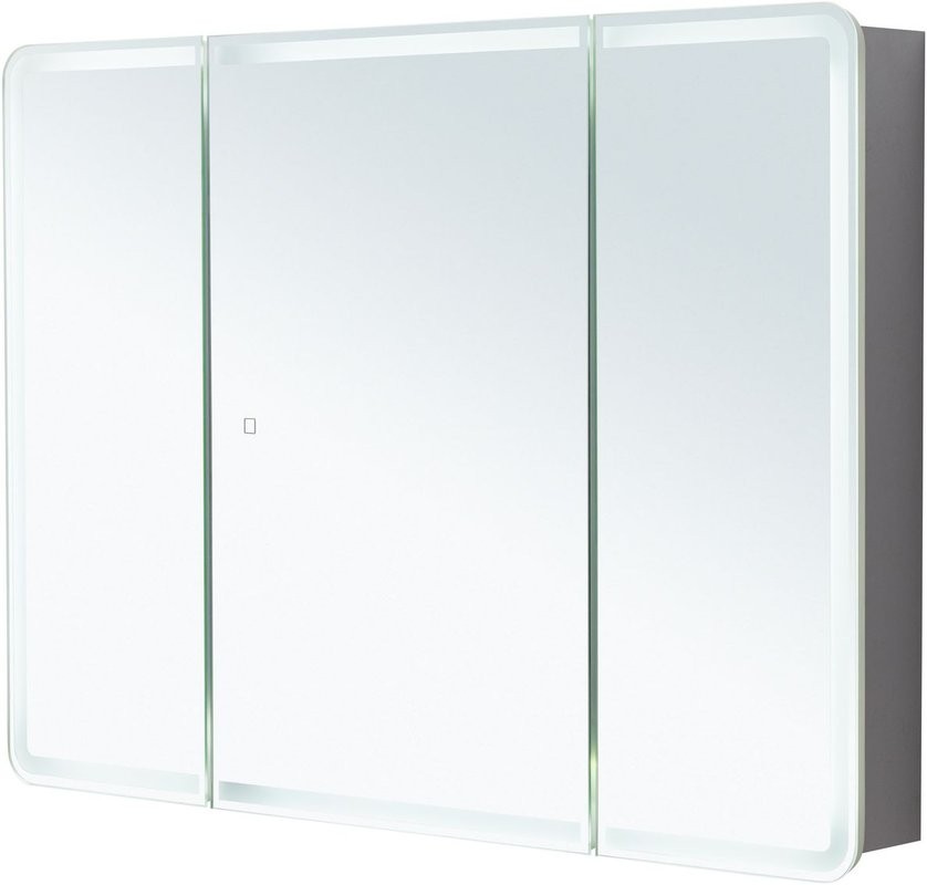 Зеркало-шкаф Aquanet Оптима 110х80 LED с подсветкой, белый