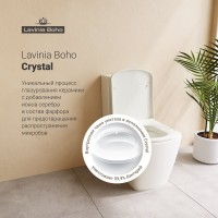 Унитаз-компакт напольный Lavinia Boho Aveo Rimless 3306010R безободковый, с микролифтом