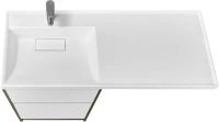 Мебель для ванной комнаты AQUATON Лондри 60 L, дуб кантри, белый