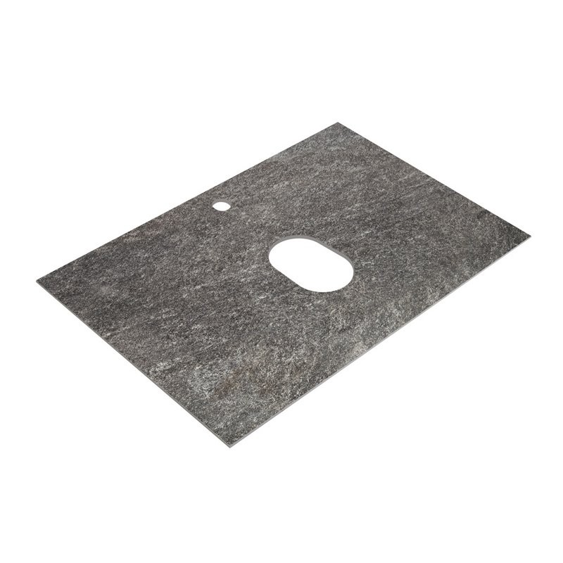 Тумба под раковину со столешницей BelBagno Kraft 70 подвесная, матовая бежевая, столешница kep-70-grn