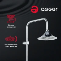 Душевая стойка Agger Retro Retro A1993500 Душевая стойка Agger Retro Retro A1993500