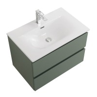 Тумба с раковиной BelBagno Kraft 60 подвесная, матовая еловая, раковина bb-8099-60