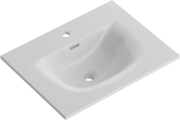 Тумба с раковиной BelBagno Kraft 60 подвесная, матовая еловая, раковина bb-8099-60