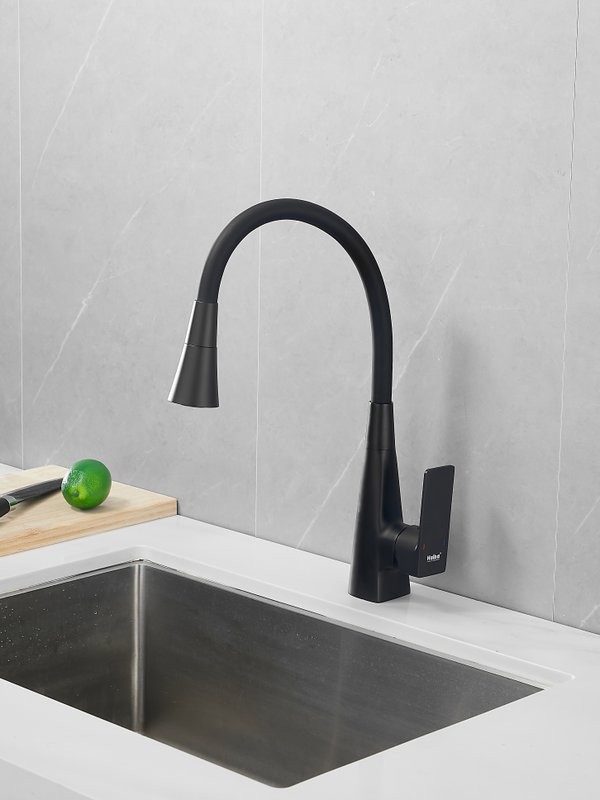 Смеситель для кухни Haiba HB73823-7 черный