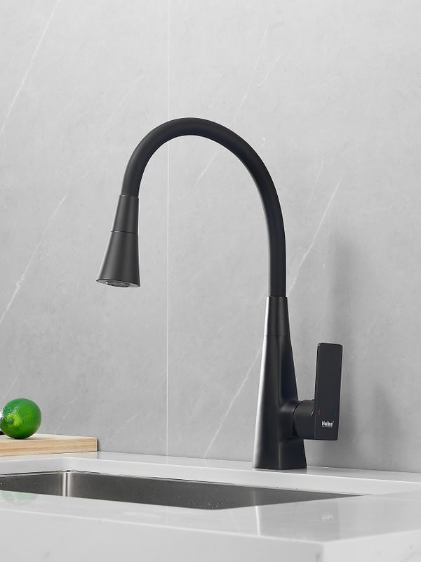 Смеситель для кухни Haiba HB73823-7 черный