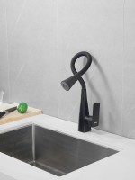 Смеситель для кухни Haiba HB73823-7 черный