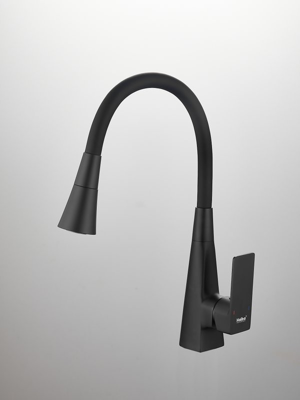 Смеситель для кухни Haiba HB73823-7 черный