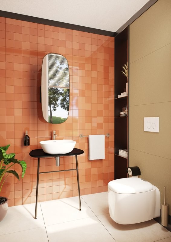 Унитаз подвесной VitrA Plural 7830B403-0075 безободковый, с микролифтом, глянцевый белый