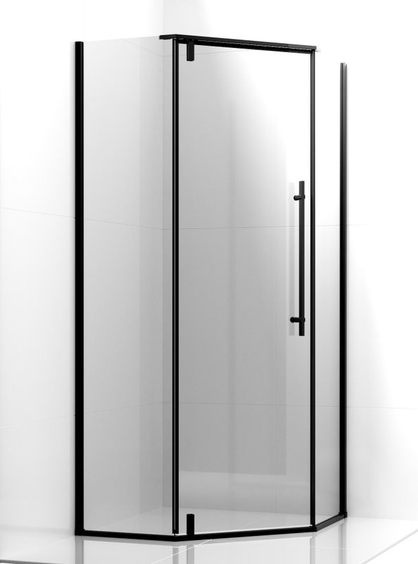 Душевой уголок Ambassador Ritz 112011202 90х90 см, профиль черный