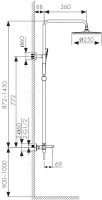Душевая стойка Kaiser Cezar 05182 Душевая стойка Kaiser Cezar 05182