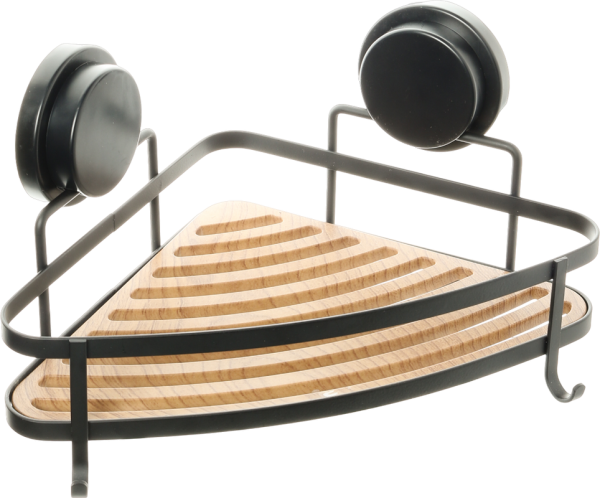 Полка Fixsen Magic 920B-1 угловая, черная