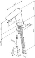 Смеситель для раковины AM.PM Inspire V2.0 F50A02322 черный, сенсорный Смеситель для раковины AM.PM Inspire V2.0 F50A02322 черный, сенсорный