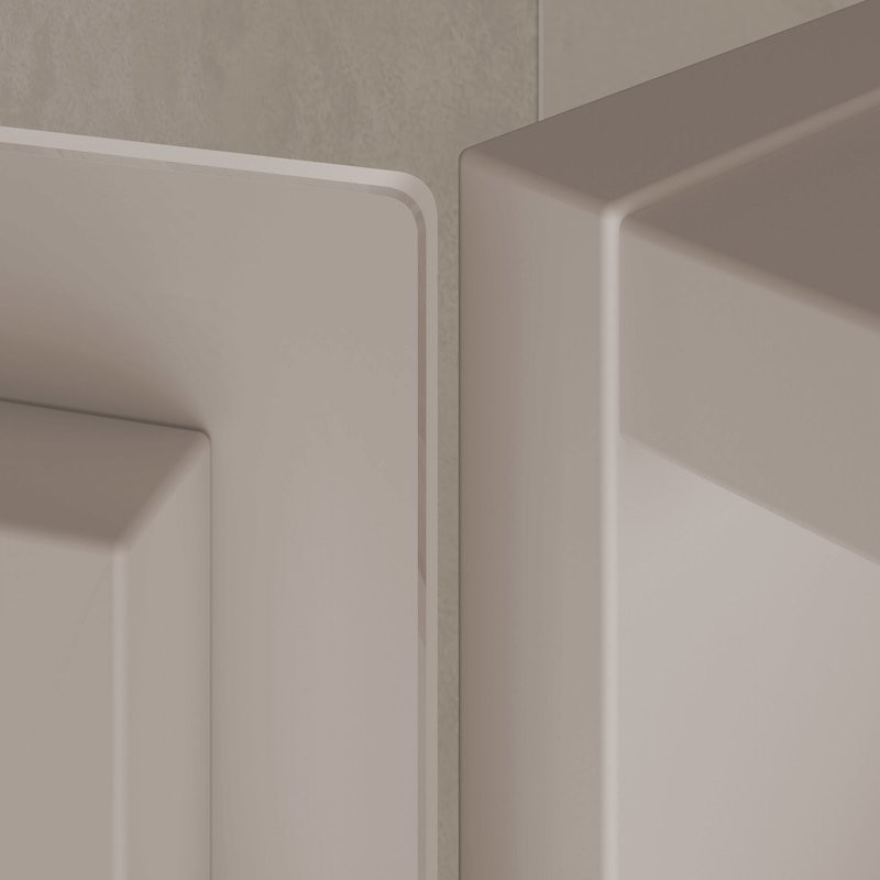 Шкаф пенал для ванной Keuco Stageline 32831 L, кашемир, с подсветкой