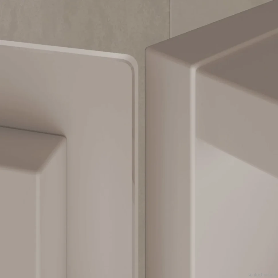 Шкаф пенал для ванной Keuco Stageline 32831 L, кашемир, с подсветкой