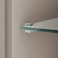 Шкаф пенал для ванной Keuco Stageline 32831 L, кашемир, с подсветкой