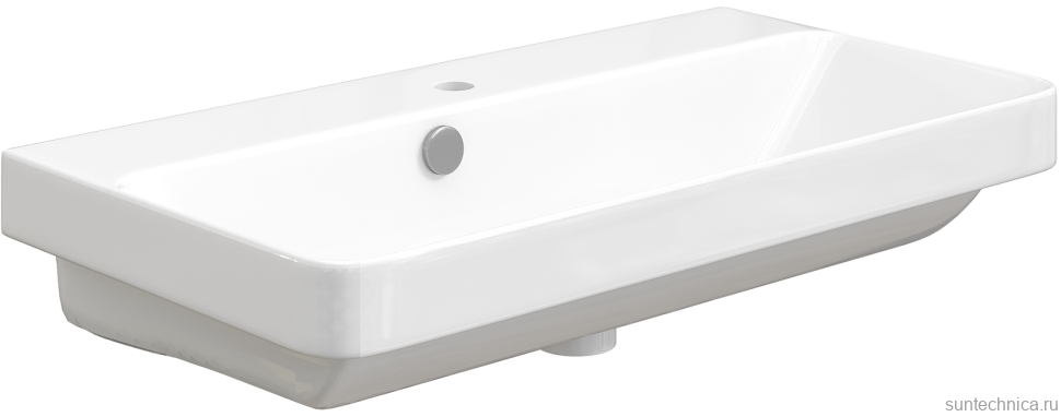 Консоль с раковиной STWORKI Эстфолл 70, черный муар 11070-KL