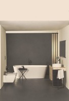 Напольный смеситель для ванны с душем Ideal Standard Tonic II A6347XG silk black