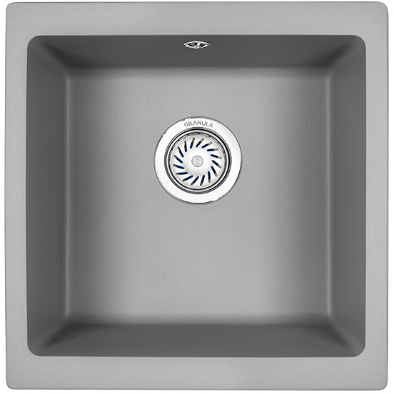 Мойка кухонная Granula 4451, алюминиум