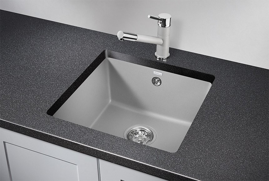 Мойка кухонная Granula 4451, алюминиум