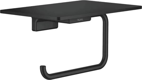 Держатель туалетной бумаги Rose RG1805H черный