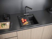 Комплект Мойка Paulmark Stepia 50 PM115051-BLM черный металлик + Измельчитель Intenso Комплект Мойка Paulmark Stepia 50 PM115051-BLM черный металлик + Измельчитель Intenso