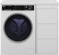 Мебель для ванной комнаты Brevita Grafit 40 R, под стиральную машину, раковина Гавана 100