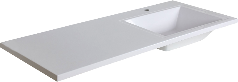 Мебель для ванной комнаты Brevita Grafit 40 R, под стиральную машину, раковина Гавана 100