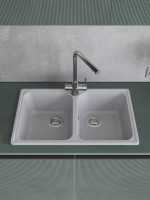 Мойка кухонная Domaci Болонья М-260-005 серая