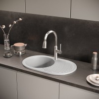 Мойка кухонная Domaci Болонья М-11-006 светло-серая