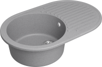 Мойка кухонная Domaci Болонья М-11-006 светло-серая