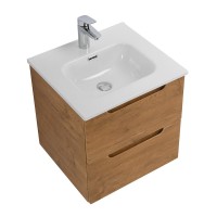 Тумба с раковиной BelBagno Etna 50 2 ящика, rovere nature
