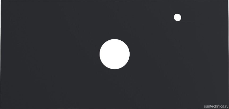 Тумба с раковиной Grossman Флай 100 со столешницей, дуб сонома, серая