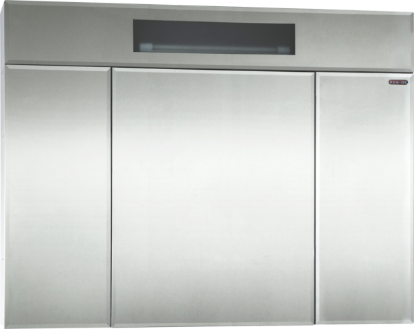 Зеркало-шкаф Vod-Ok Квадро 100 с подсветкой