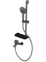 Смеситель для ванны с душем Wonzon & Woghand Alfa WW-AE3201-MB матовый черный Смеситель для ванны с душем Wonzon & Woghand Alfa WW-AE3201-MB матовый черный