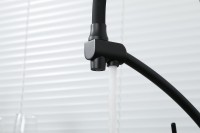 Смеситель для кухни Gappo G4398-16 с гибким изливом, черный