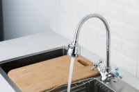Смеситель для кухни Frap H19 F4319 с гибким изливом